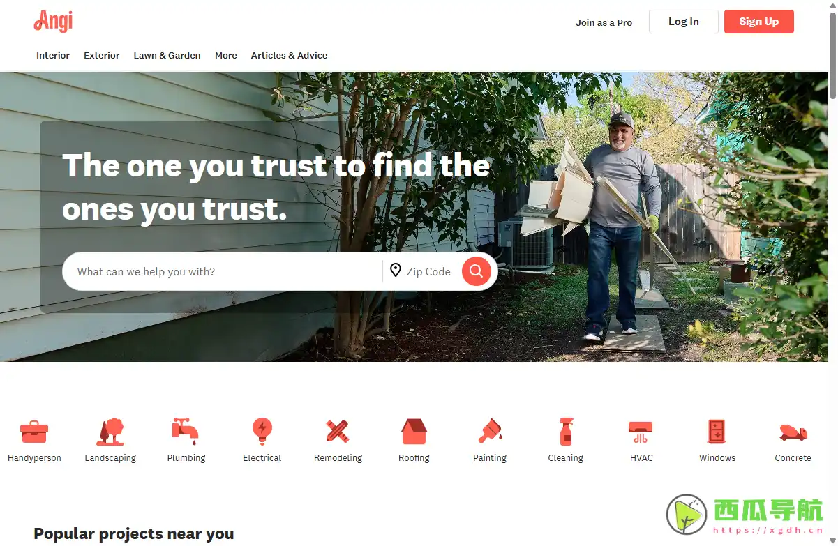 覆盖全美的家庭服务预约平台：Angi 快速找到可信上门服务