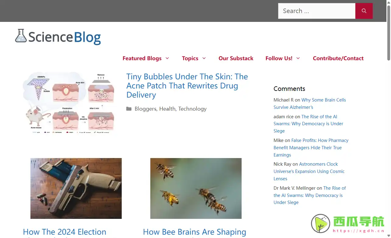 科学资讯与前沿研究分享平台：ScienceBlog激发探索欲与创新思维