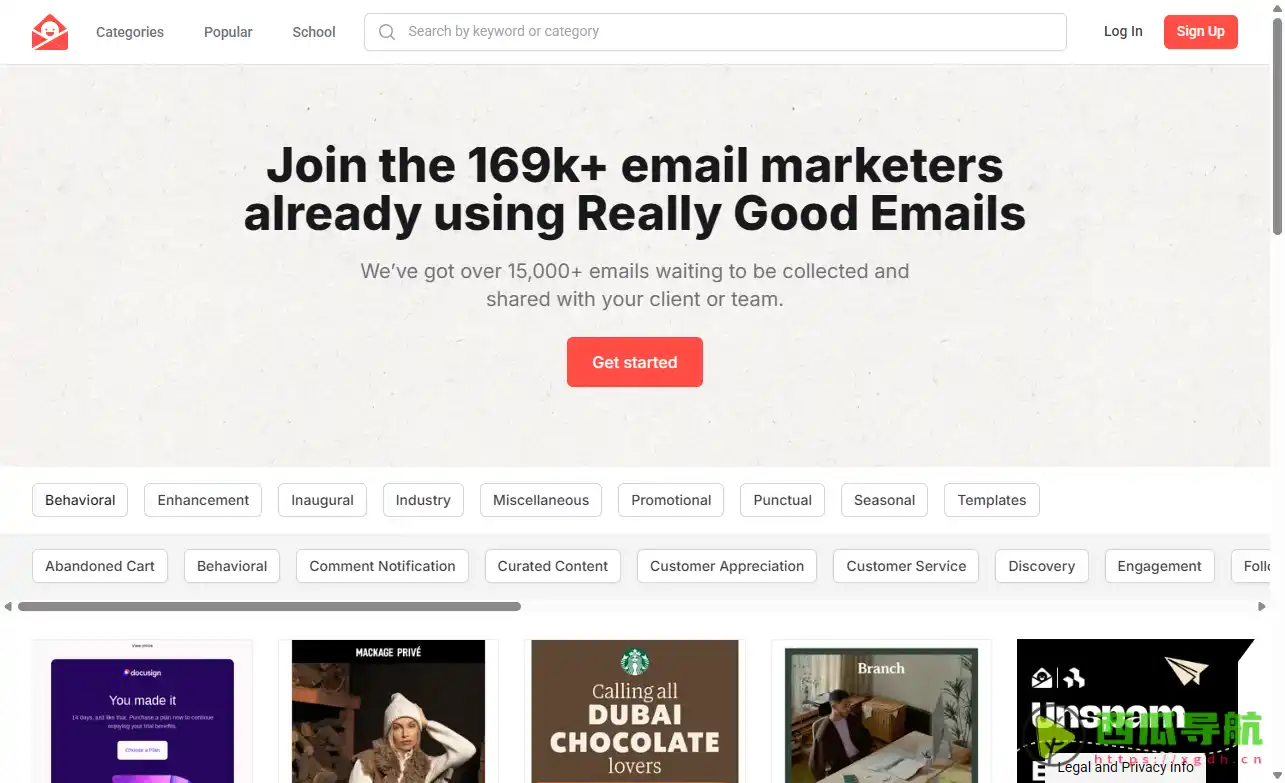 创意邮件设计与营销参考平台：Really Good Emails