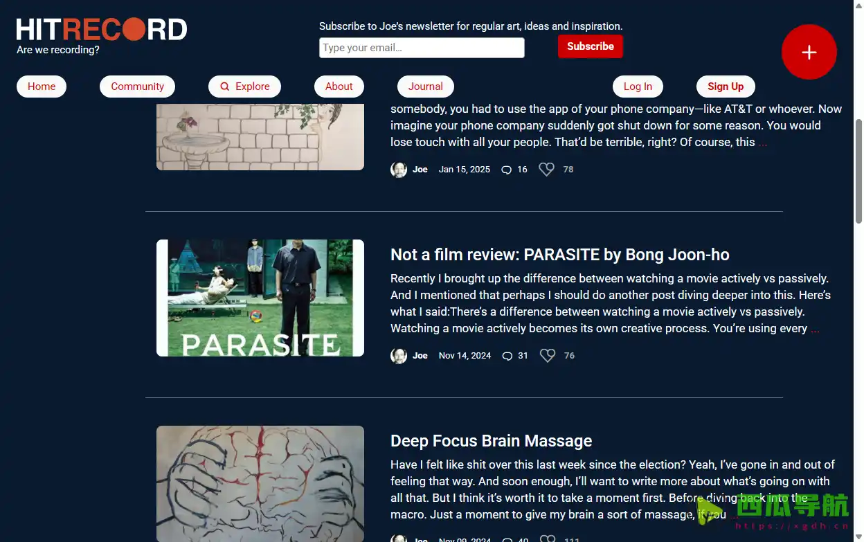 全球创意协作平台：HITRECORD助力多领域共创