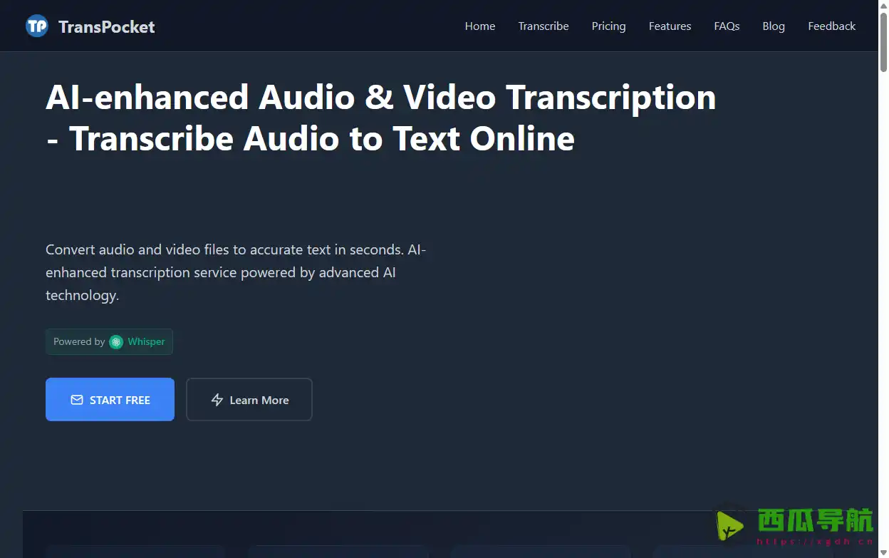 TransPocket支持多语言快速转录的免费语音转文本工具
