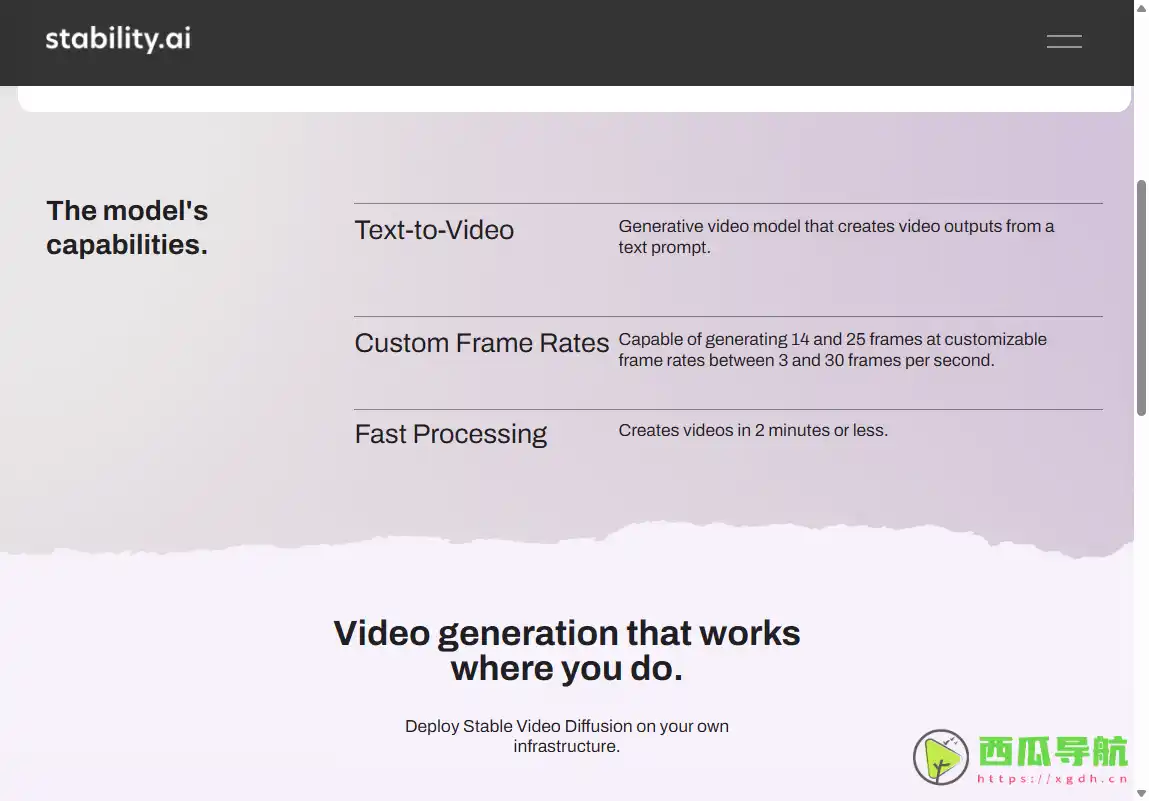 强大易用的AI视频生成平台：Stable Video让视频创作更加高效与灵活