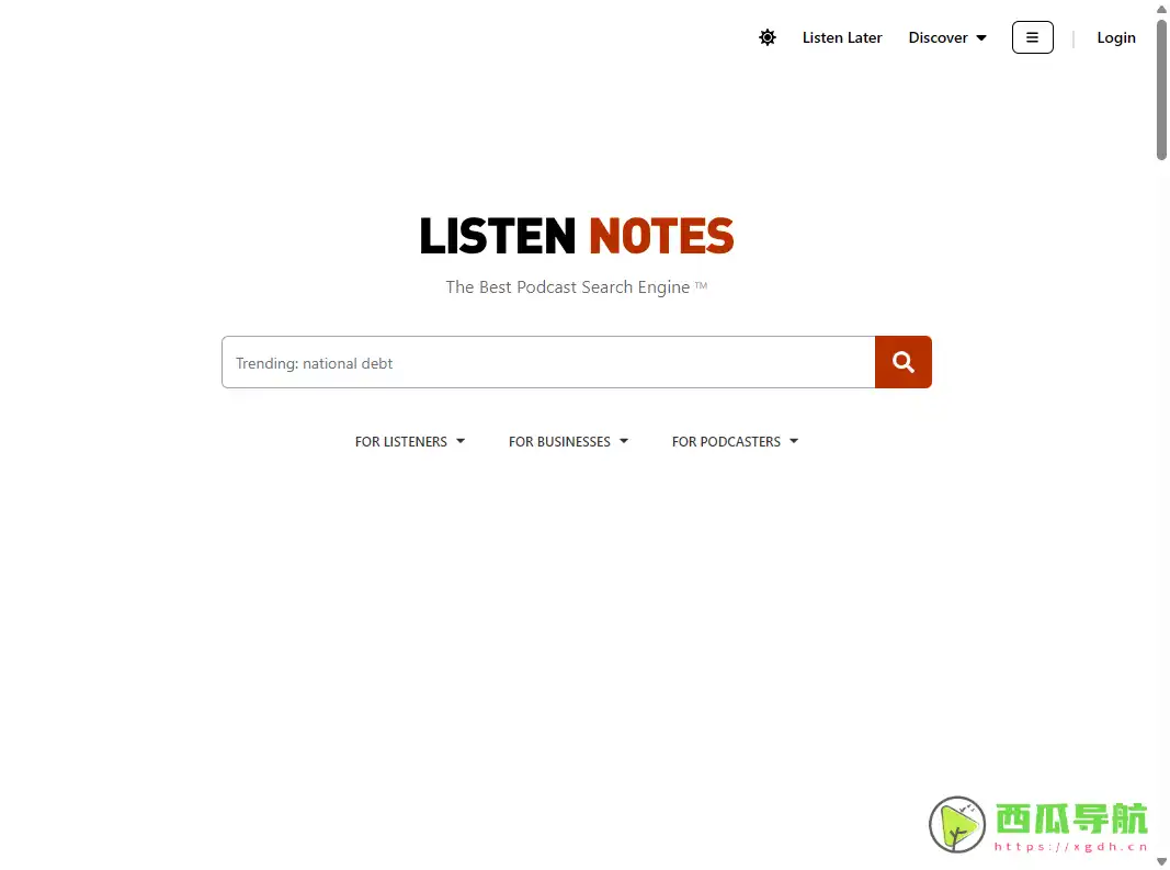 全球播客搜索引擎：ListenNotes，让你轻松发现优质音频内容