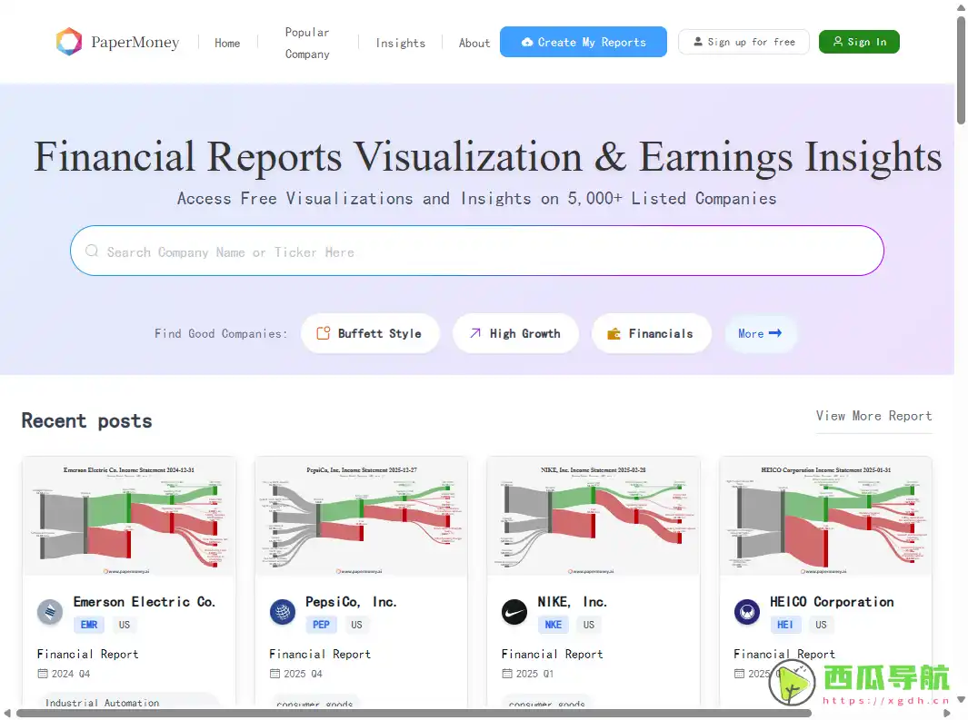 AI 财务报告分析工具：PaperMoney.ai 帮助投资者洞察企业财务