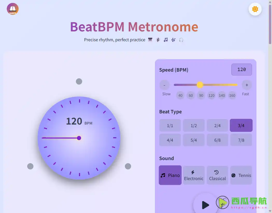 免费在线节拍器工具：BeatBPM 精准掌握节奏，提高音乐表现力