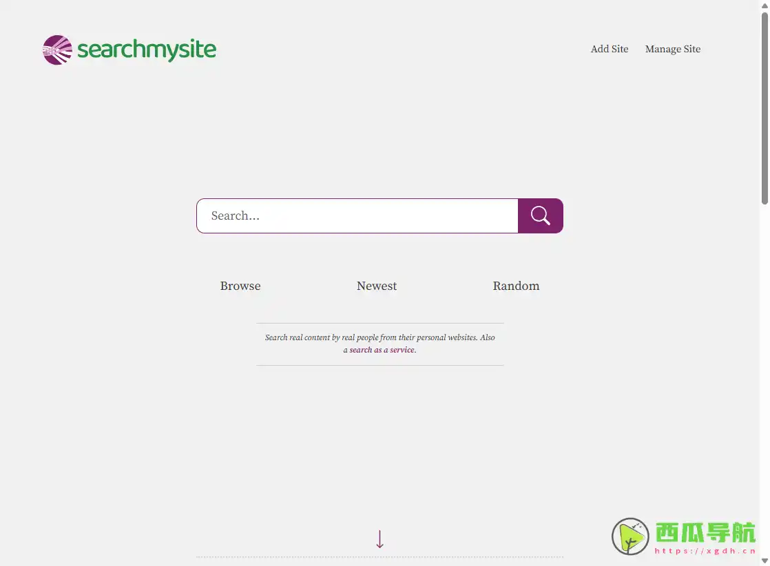小众去商业化搜索引擎：Search My Site助你发现真实互联网内容