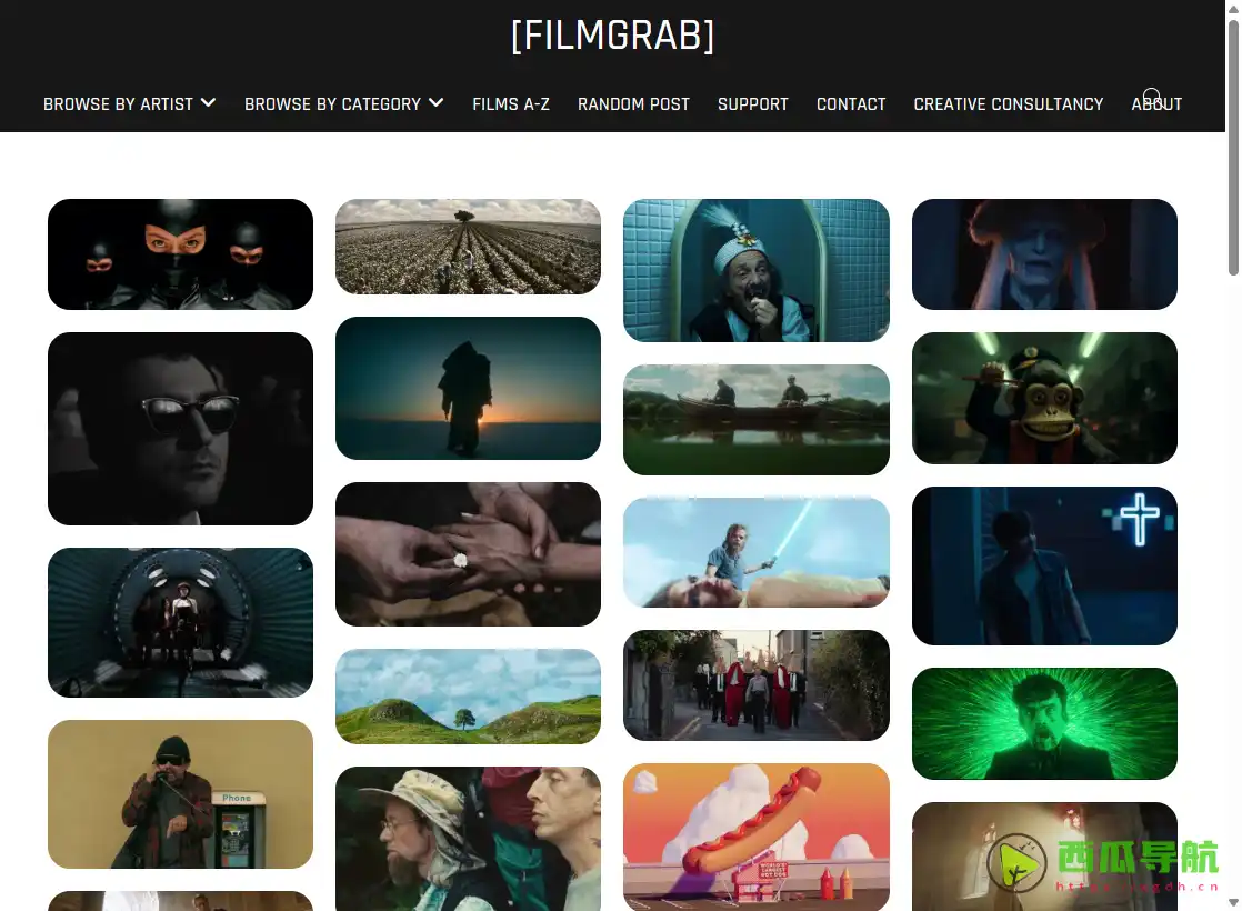 FILMGRAB：高清电影截图资源与创意灵感平台