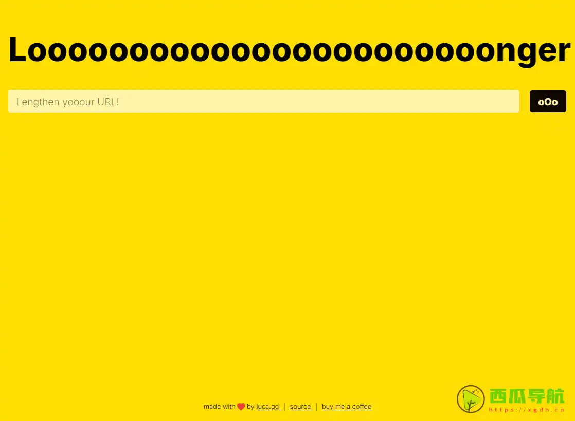 在线免费长链接生成工具：Looooooooonger（ooooooooooooooooooooooo.ooo）