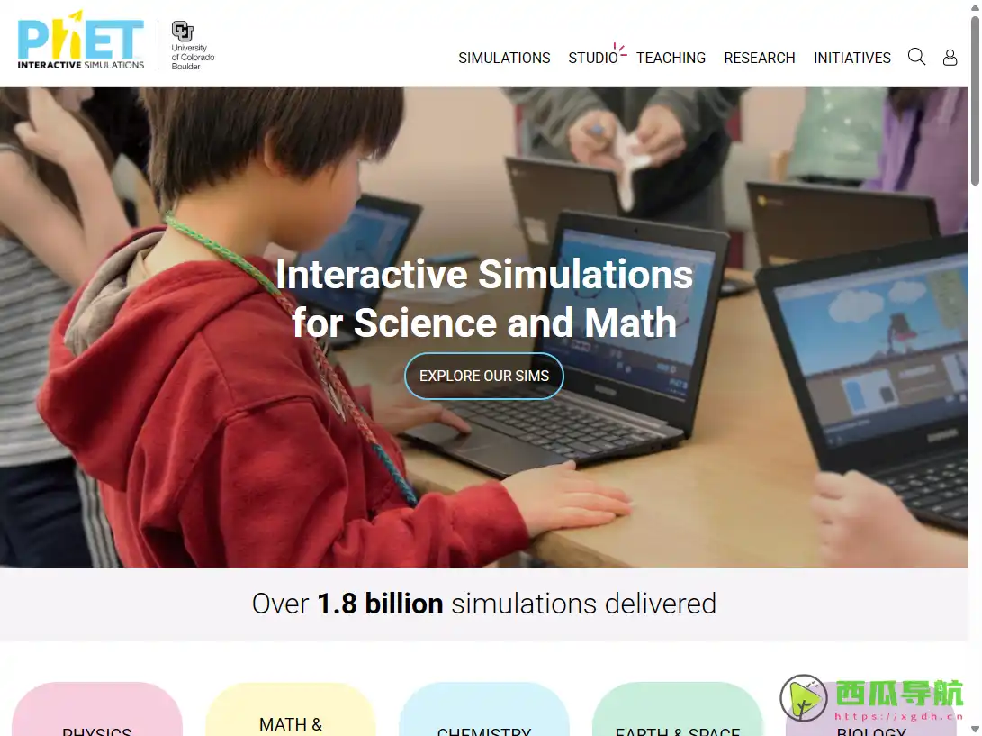 免费互动科学仿真学习工具：PhET互动仿真程序