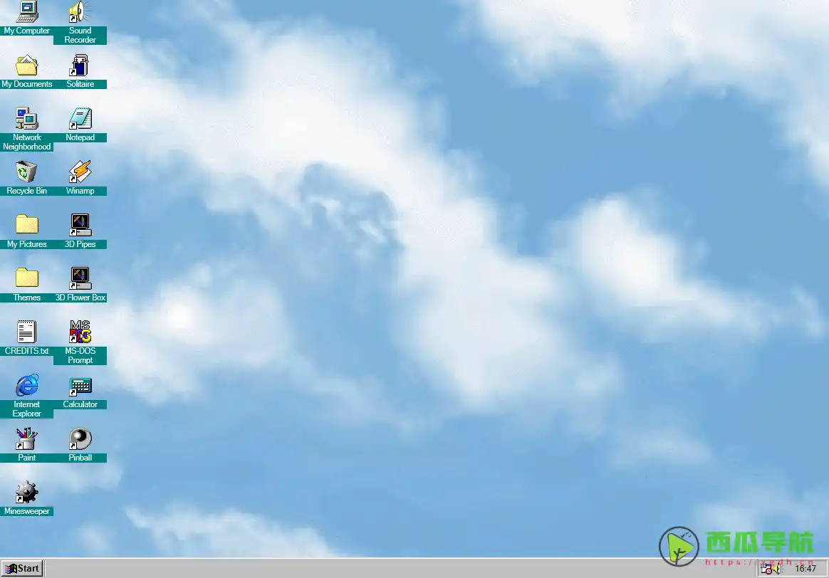 浏览器中重温经典操作系统体验：98.js在线Windows