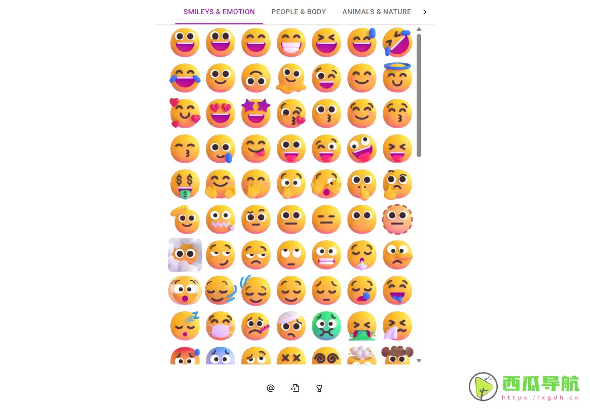 Fluent Emoji：高颜值统一风格的开源表情符号库