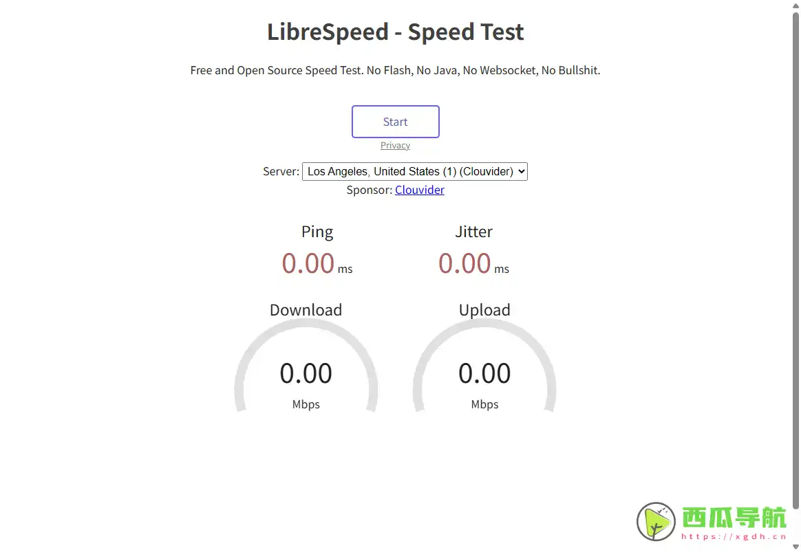 LibreSpeed：在线测试网速与延迟的开源测速工具