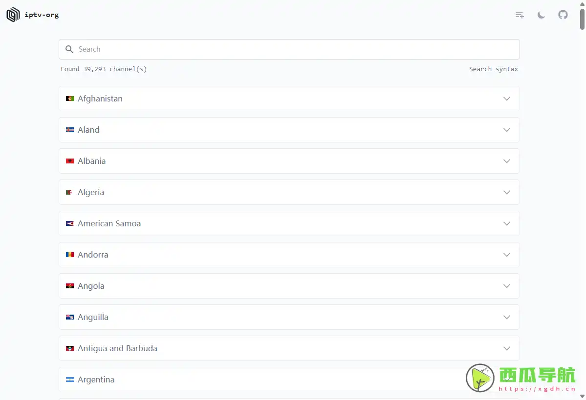 IPTV-ORG：全球IPTV频道汇聚与免费在线观看平台