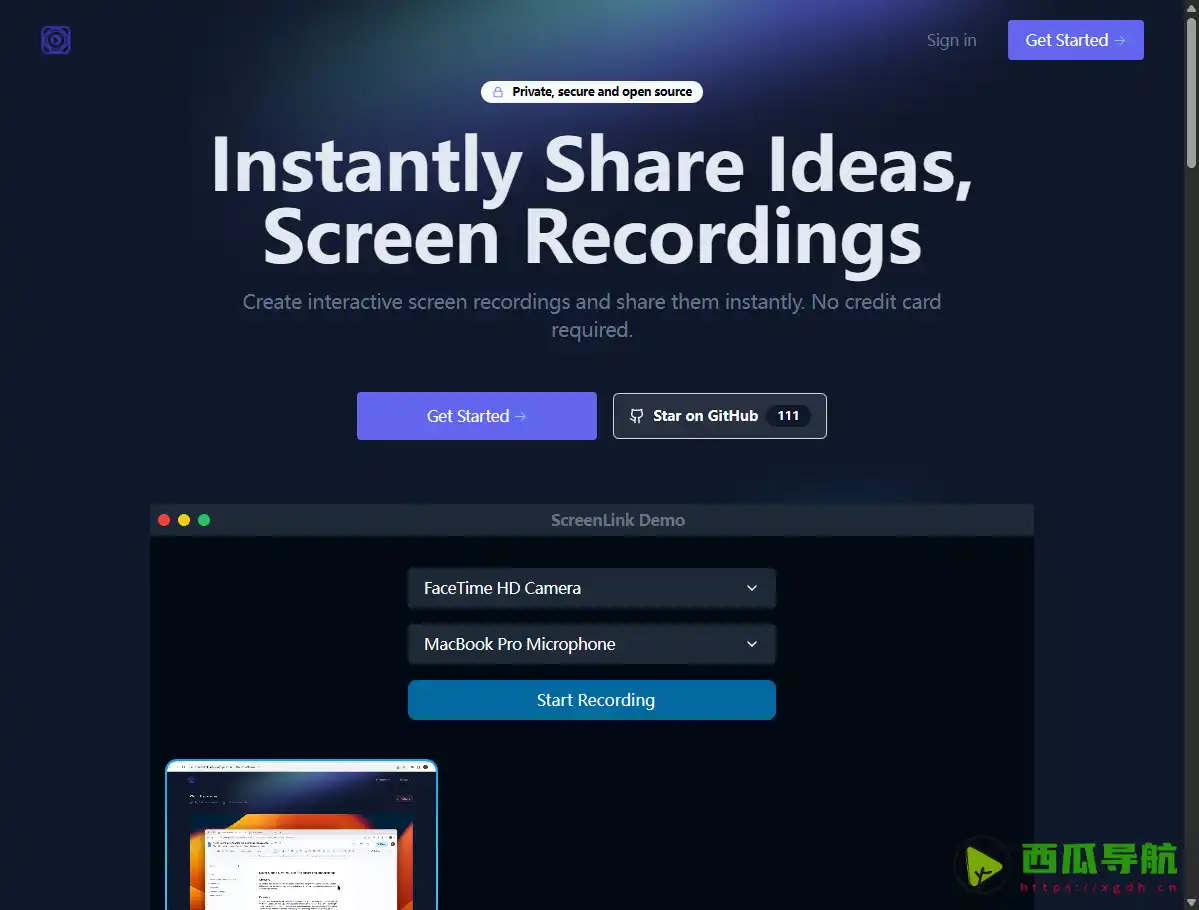ScreenLink：开源跨平台屏幕录制与分享协作工具