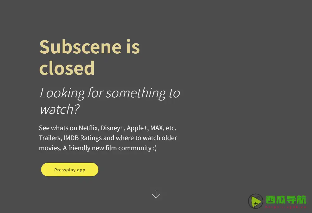Subscene：全球热门字幕下载平台