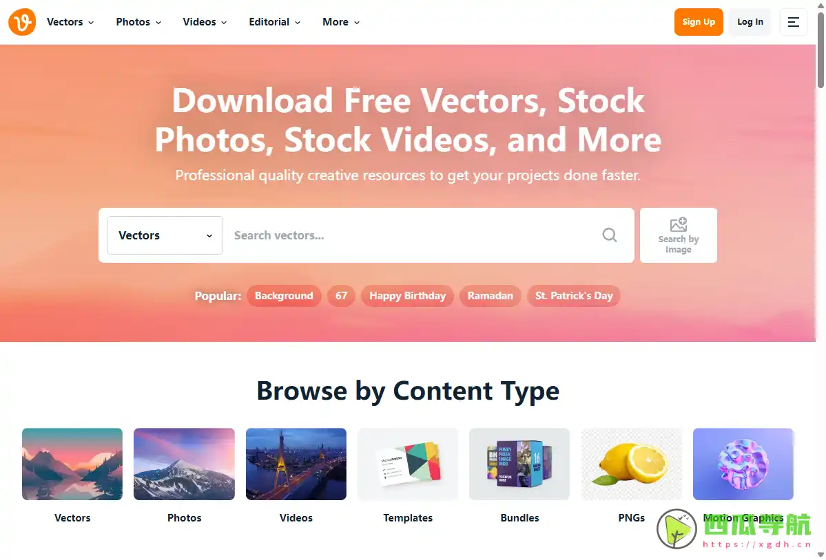 Vecteezy：高质量矢量图形与图像资源平台，每1000次下载可赚取约5美元