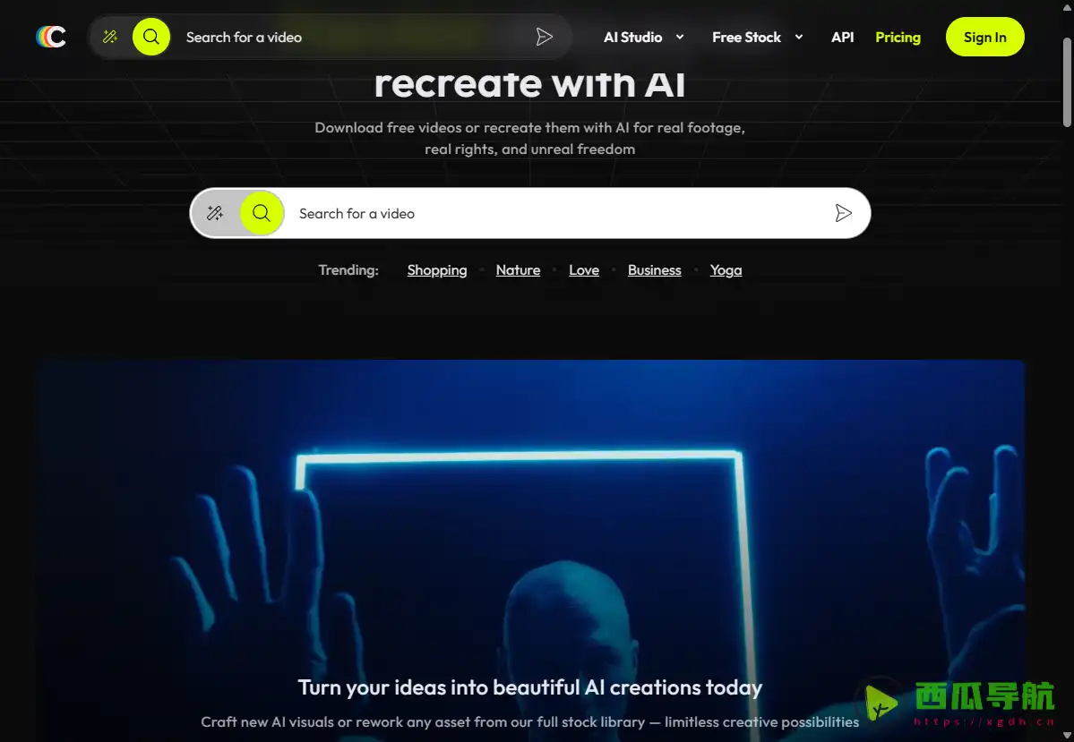 Coverr：免费下载高质量视频素材的网站
