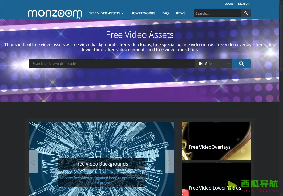 MonZoom：高清视频背景素材平台