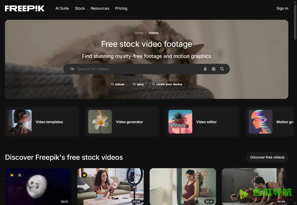 Videovo：高质量4K视频素材平台