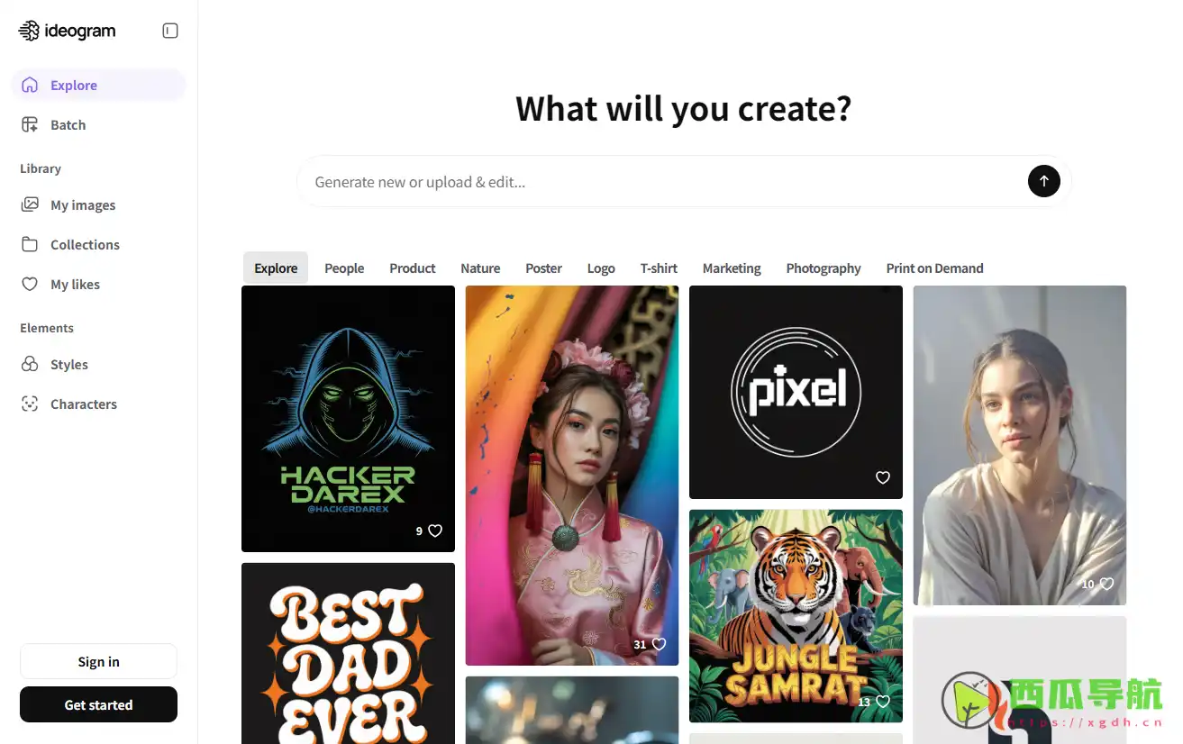 Ideogram：免费无限生成AI绘画神器