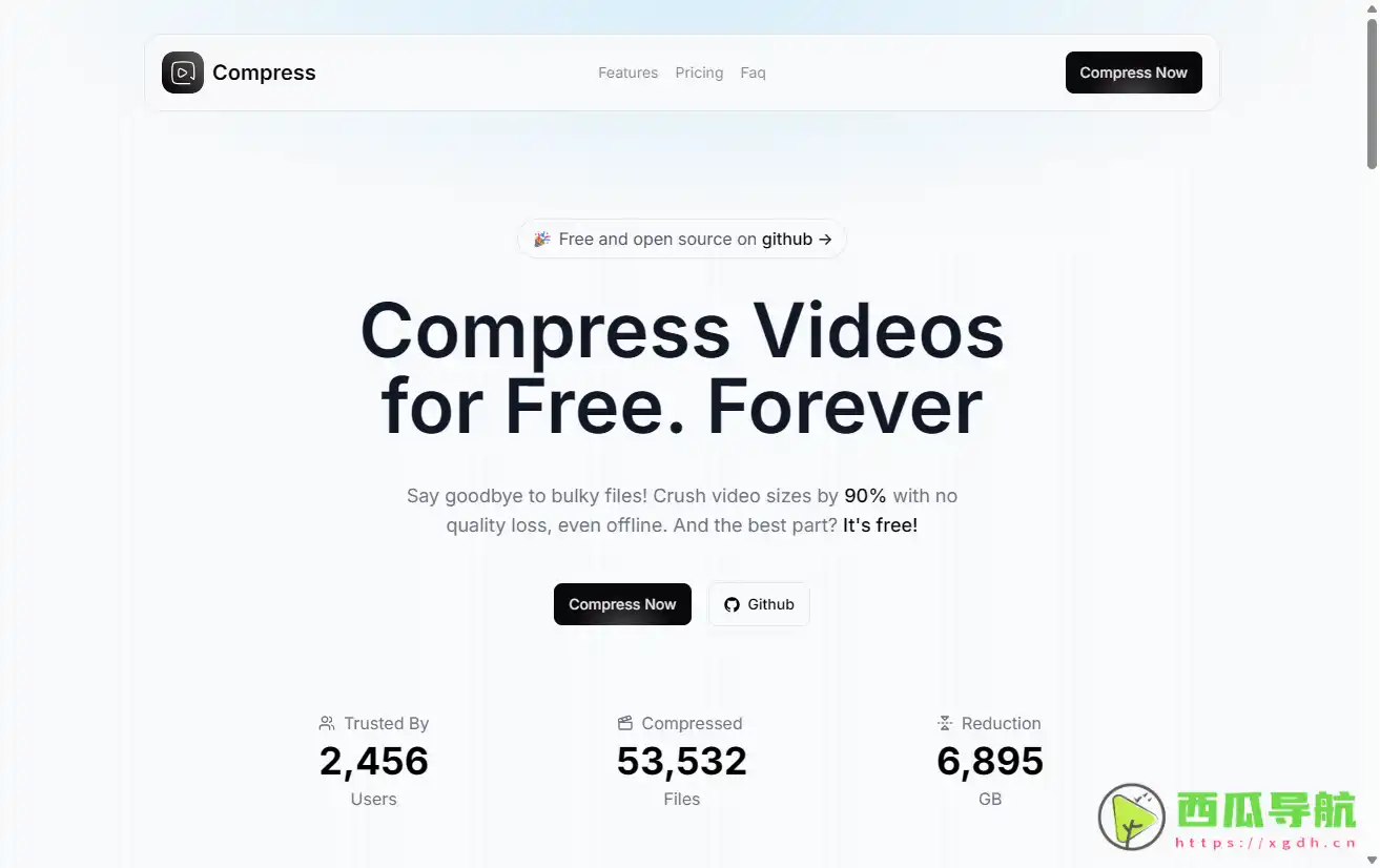 Video Compression：开源免费的视频压缩工具