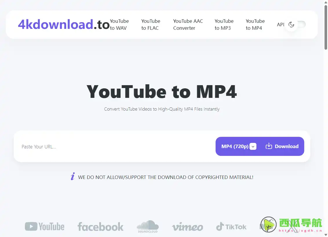 4kdownload.to：免费高清视频下载与转换工具