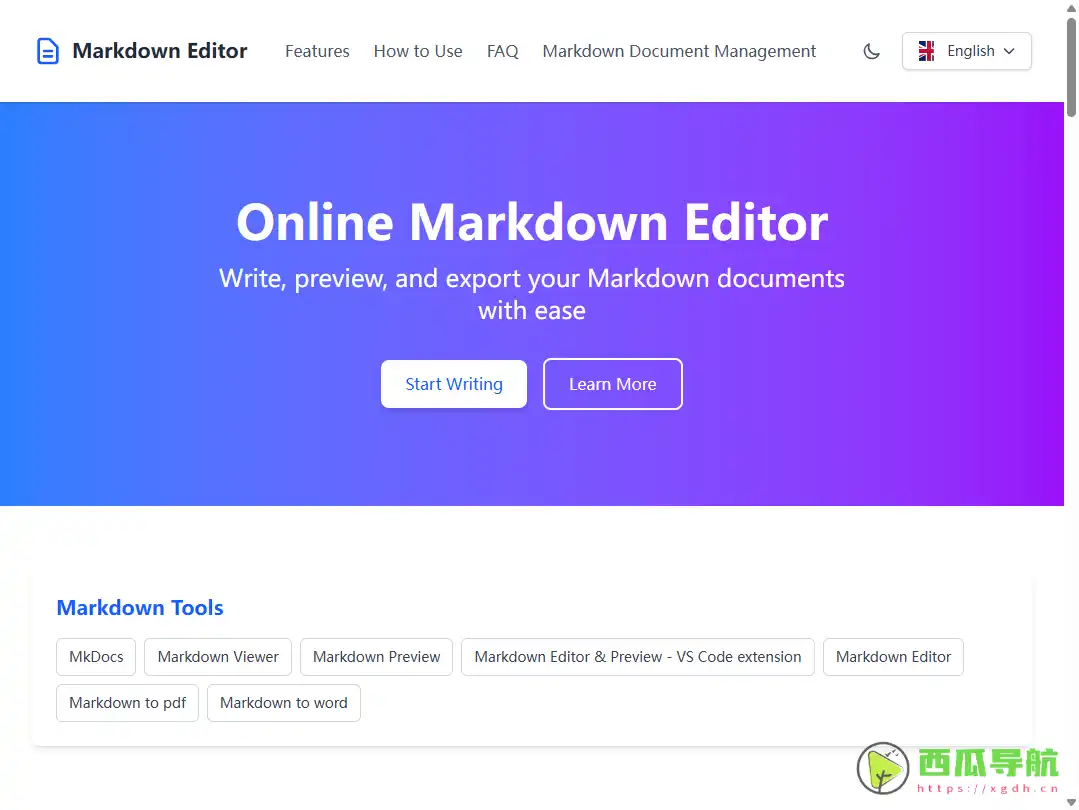 Mdeditor：即时渲染和分屏预览三种模式