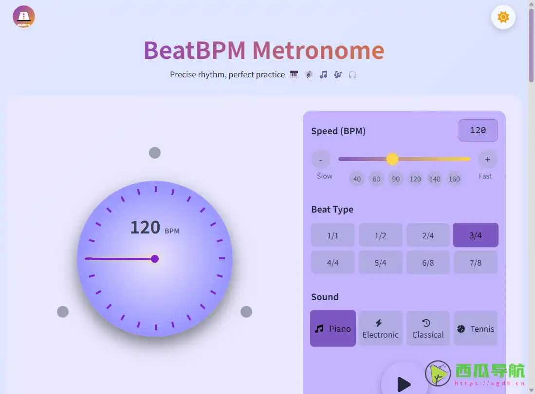 BeatBPM：在线节奏训练与精准节拍控制工具