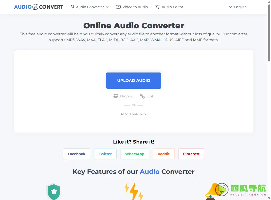 Audio-Convert：在线音频格式转换与多格式互转工具