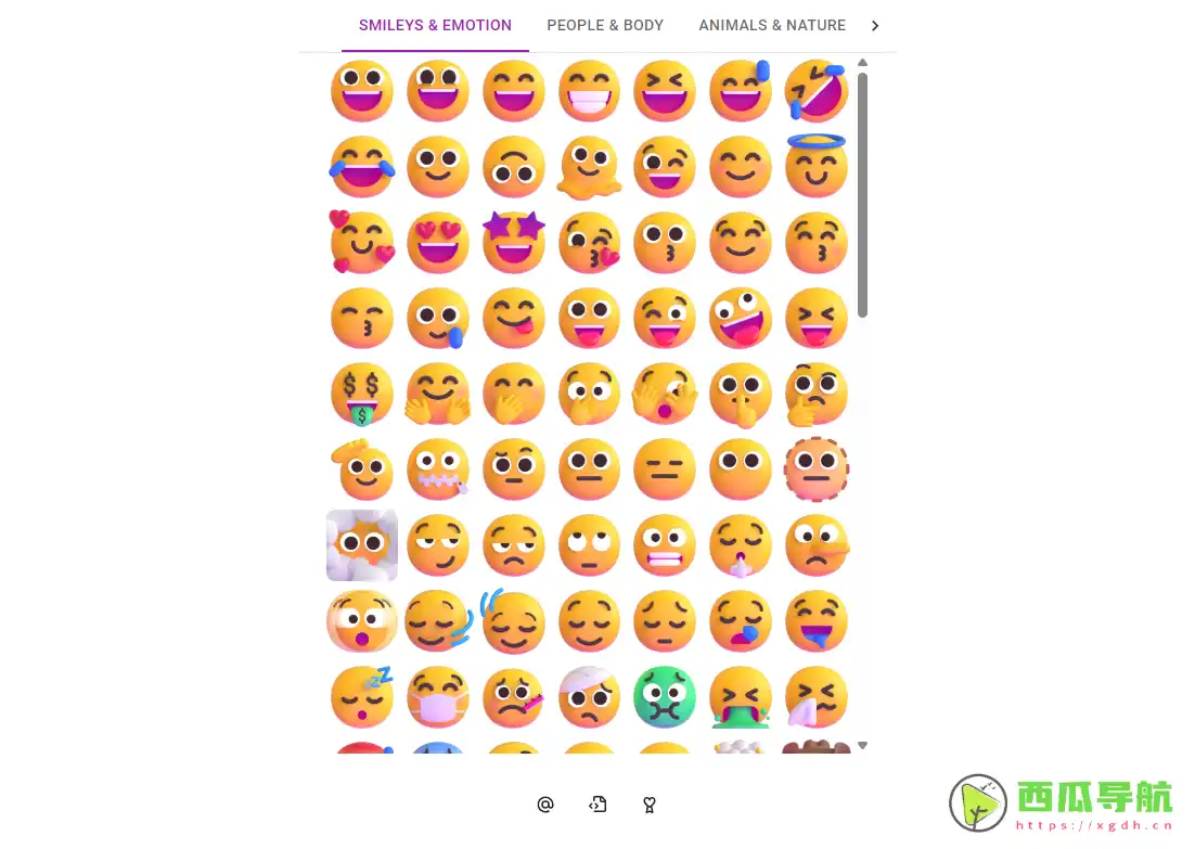 Fluent Emoji：免费可商用且风格统一的 Emoji 图标库