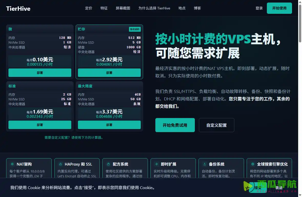 TierHive：按小时计费云端 Linux 学习实验平台