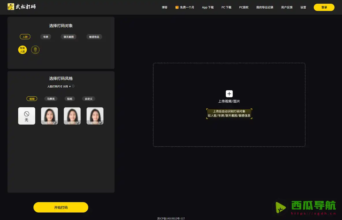 武松打码：AI自动隐私保护与智能打码工具平台