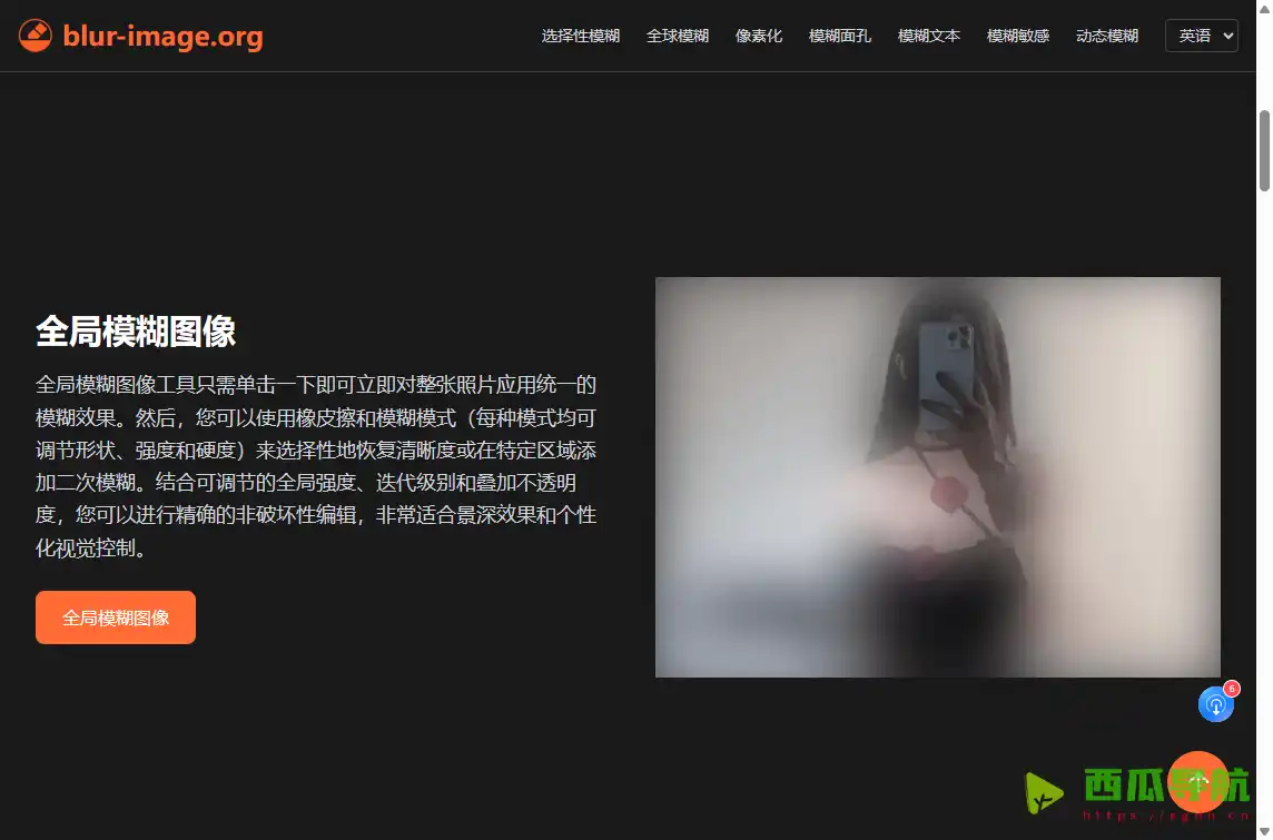 Blur Image Online：保护图片隐私需求的在线图片模糊处理工具