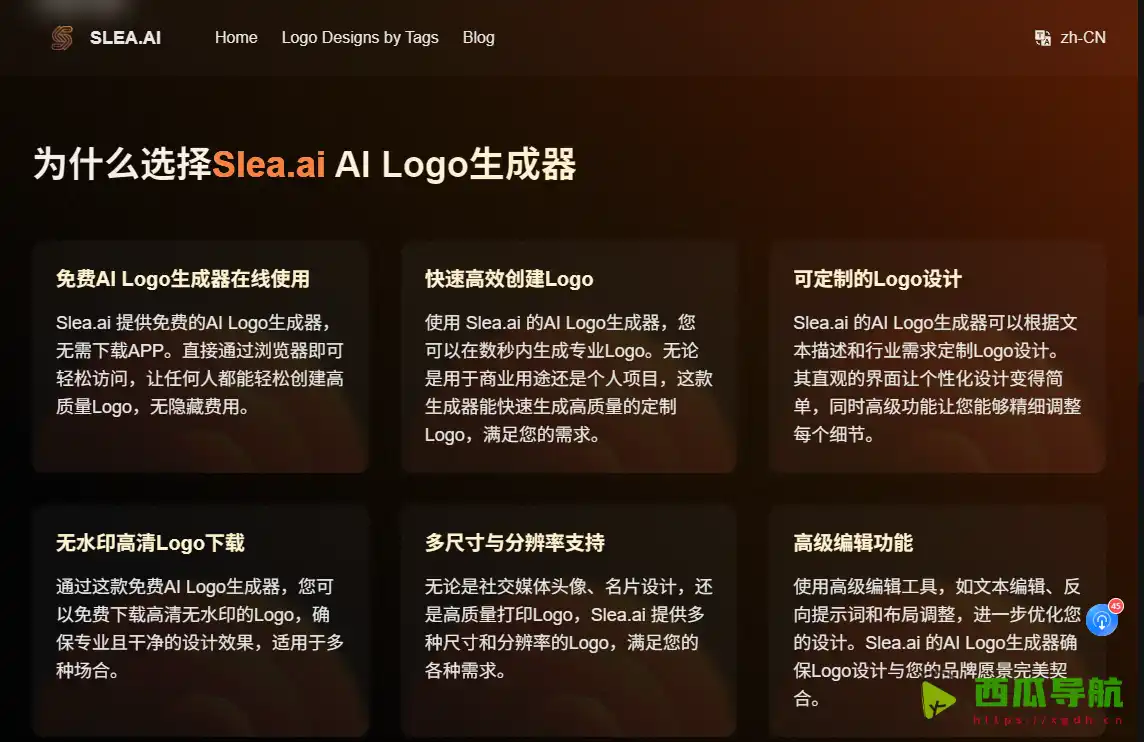 Slea.ai：免费AI Logo生成与品牌设计工具