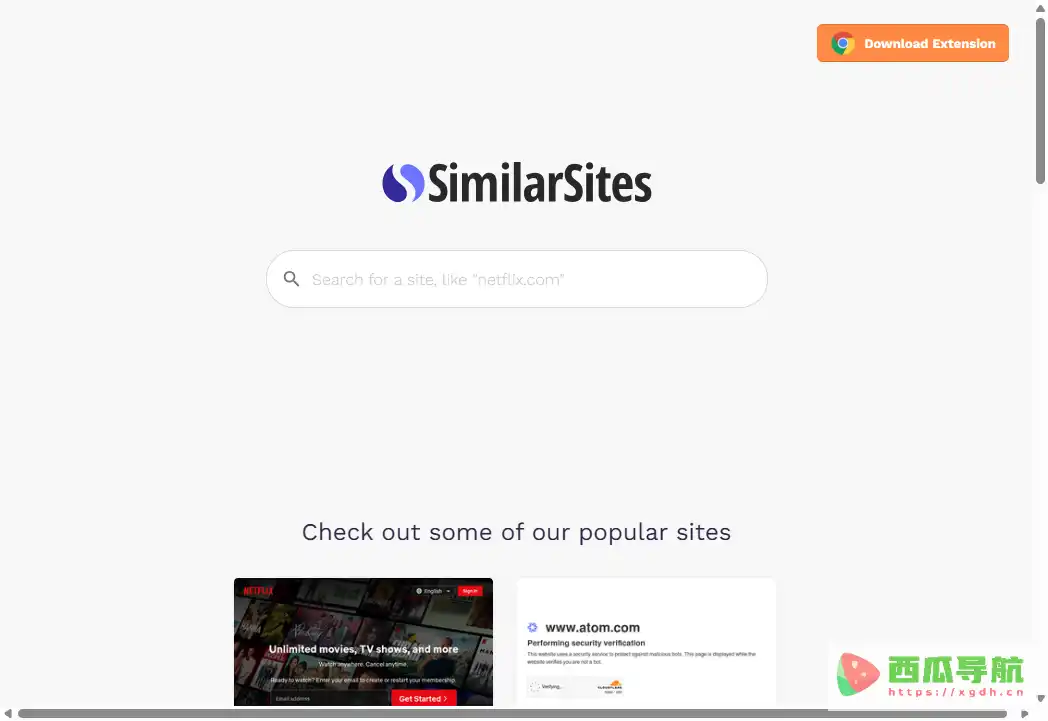 Similarsites:相似网站发现与同类资源推荐工具
